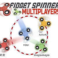 Fidget spinner multiplayers Game Cover