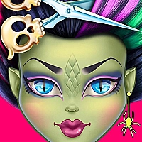 Monster Hair Salon Game Cover