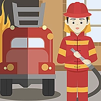 Firefighters Match 3 Game Cover