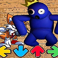 FNF Rainbow Friends Battle Mod Game Cover