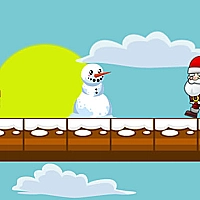 Running Santa  Game Cover