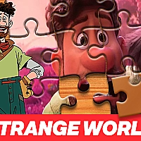 Strange World Jigsaw Puzzle Game Cover