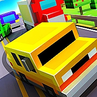 Blocky Highway: Traffic Racing -race Game Cover