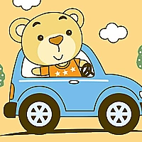 Cute Animal Ride Match 3 Game Cover