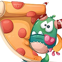 Ghost Pizza Game Cover