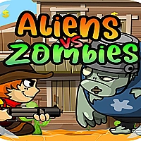 Aliens vs Zombies Game Cover