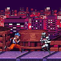 Endless Cyberpunk Runner Game Cover