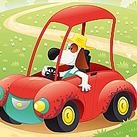 Funny Animal Ride Difference Game Cover