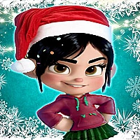 Vanellope Von Schweetz Christmas Dress Up Game Cover