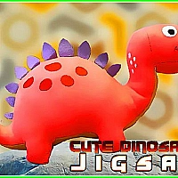 Cute Dinosaur Jigsaw Game Cover