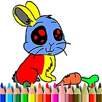 BTS Rabbit Coloring Book Game Cover