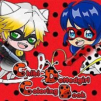 Chibi DottedGirl Coloring Book 2022 Game Cover