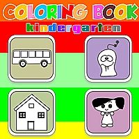 Coloring Book Kindergarten cover