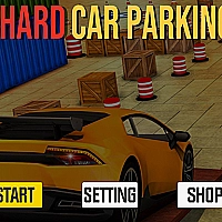 Hard Car Driving-Park Game Cover