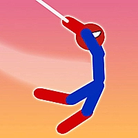 Super Hero Flip: Spider Stickman Hook Game Cover