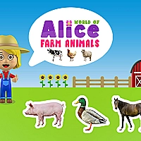 World of Alice   Farm Animals Game Cover