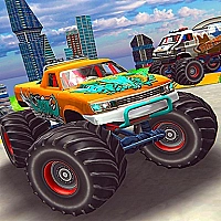 Crazy Monster Jam Truck Race 3D Game Cover