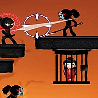Ninja Stickman Warrior HTML5 Game Cover