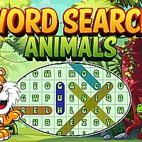 Word Search Animals Game Cover