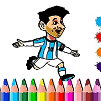 BTS Messi Coloring Book Game Cover