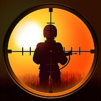 Sniper King 2D The Dark City Game Cover