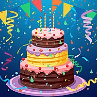 Birthday Cake Puzzle Game Cover