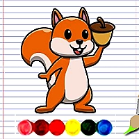 Squirrel Coloring Adventure Game Cover