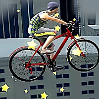 Bike Stunts of Roof Game Cover