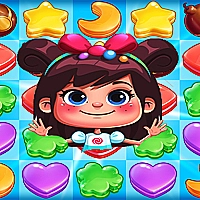 Candy Cookie Rush Match 3 Sweet Legend bomb fever Game Cover