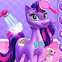 Magical Unicorn Grooming World - Pony Care Game Cover