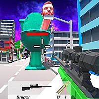 Skibidi Toilet FPS Shooting Survival Game Cover