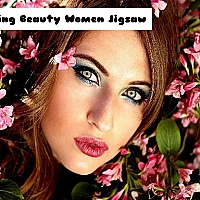 Spring Beauty Women Jigsaw Game Cover