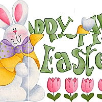 Easter Bunny Slide Game Cover