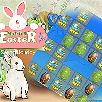 Easter Eggs Match 3 Deluxe Game Cover