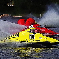 Motor Racing Boat Game Cover