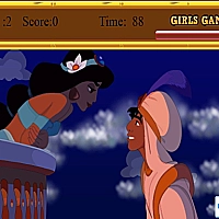 Alladin love kiss Game Cover
