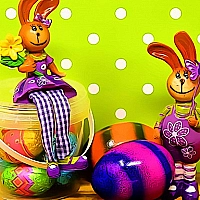 Easter Bunnies Puzzle Game Cover