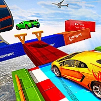 Sky Ramp Car Mega Stunts Big Jump Game Cover