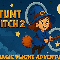 Stunt Witch 2 Game Cover