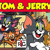 Tom & Jerry Jigsaw Puzzle Game Cover