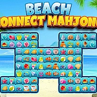 Beach Connect Mahjong Game Cover