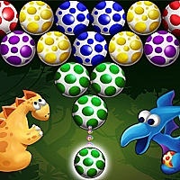 Dino Eggs Bubble Shooter Game Cover
