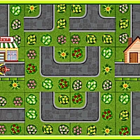 Pizza Delivery Puzzles Game Cover
