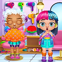 Beauty Salon Girl Hairstyles Game Cover