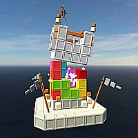 Castle Destruction Blocks Game Cover