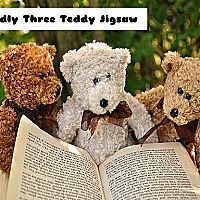 Cuddly Three Teddy Jigsaw Game Cover