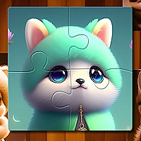 Cute Cat Jigsaw Game Cover