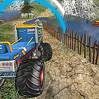 Monster Truck Offroad Driving Mountain Game Cover