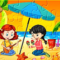 Beach Jigsaw Game Cover