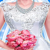Bride & Groom Dressup - Dream Wedding game online Game Cover
